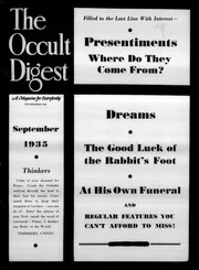 Occult Digest 1935-09: Vol 11 Iss 9