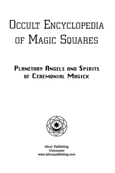 Occult encyclopedia of magic squares
