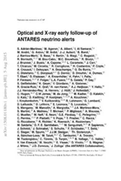 Optical and X-ray early follow-up of ANTARES neutrino alerts