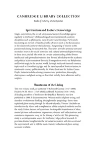 Phantasms of the Living