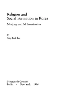 Religion and Social Formation in Korea