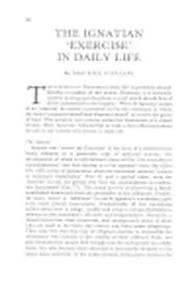 Spiritual exercises of Ignatius Loyola in daily lifee