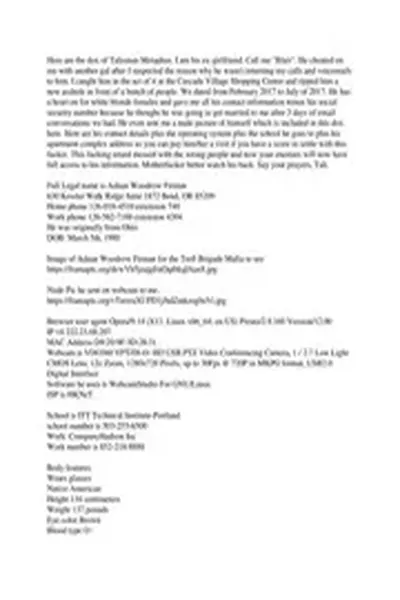 Talisman World (Donna Sue Pino Ramirez Cameron) Threats, Slander, Libel & Defamation Evidence