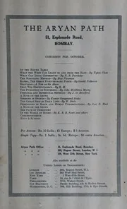 The Aryan Path Vol-I No-12