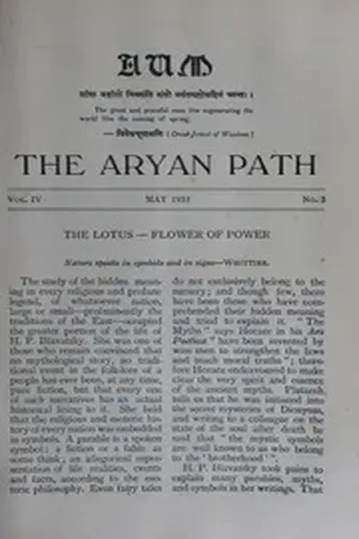 The Aryan Path Vol-IV No-5