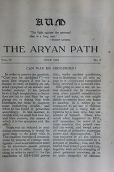 The Aryan Path Vol-IV No-6