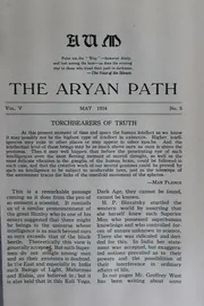 The Aryan Path Vol-V No-5