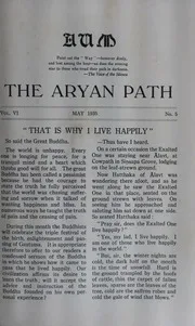 The Aryan Path Vol-VI No-5