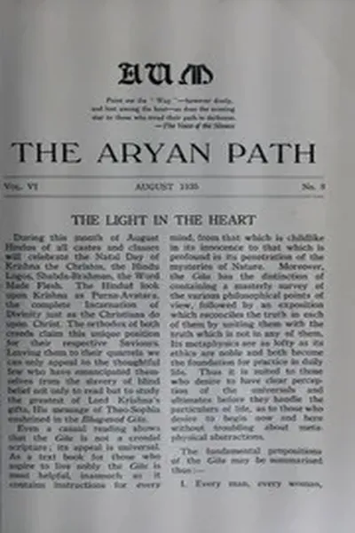 The Aryan Path Vol-VI No-8