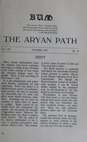 The Aryan Path Vol-VII No-10