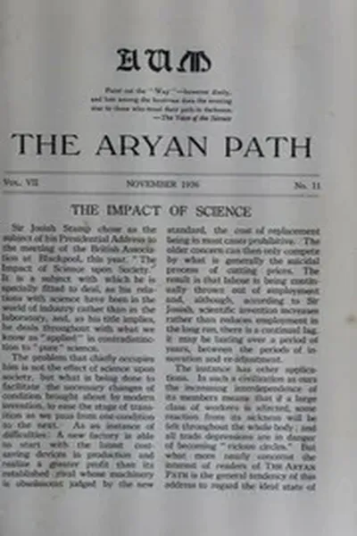 The Aryan Path Vol-VII No-11