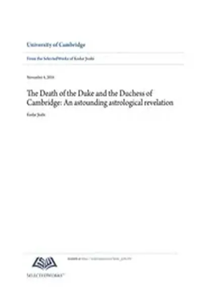 The Death Of The Duke And The Duchess Of Cambridge