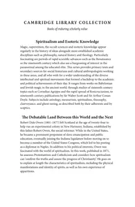 The Debatable Land Between this World and the Next