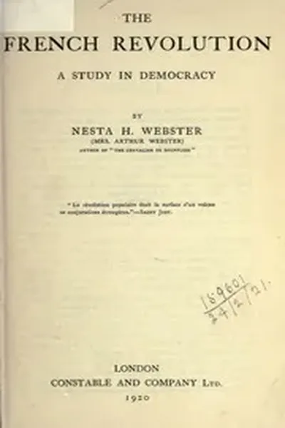The French Revolution Nesta Webster nwo illuminati freemasons