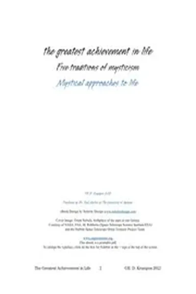 The greatest achievement in life