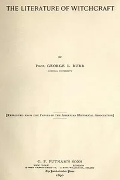 The literature of witchcraft