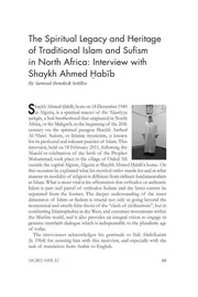 The spiritual legacy and heritage of traditional Islam and Sufism in North Africa