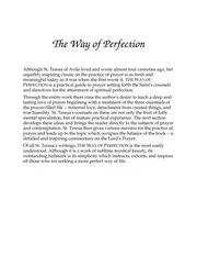 The Way of Perfection