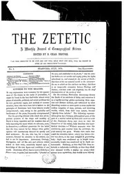The Zetetic 1873 Vols 1-2 flat earth nwo illuminati freemasons