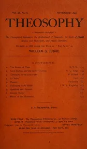Theosophy 1896-11: Vol 11 Iss 8