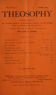Theosophy 1897-03: Vol 11 Iss 12