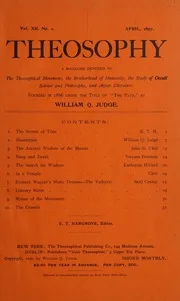 Theosophy 1897-04: Vol 12 Iss 1