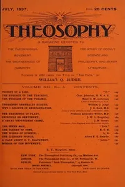 Theosophy 1897-07: Vol 12 Iss 4
