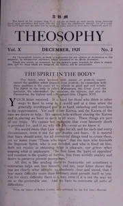 Theosophy Vol-X,No-2,December 1921