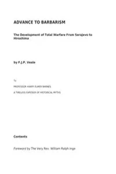 Veale F J P Advance To Barbarism Nuremberg Revenge Trial nwo illuminati freemasons