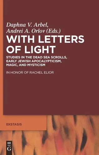 With letters of light