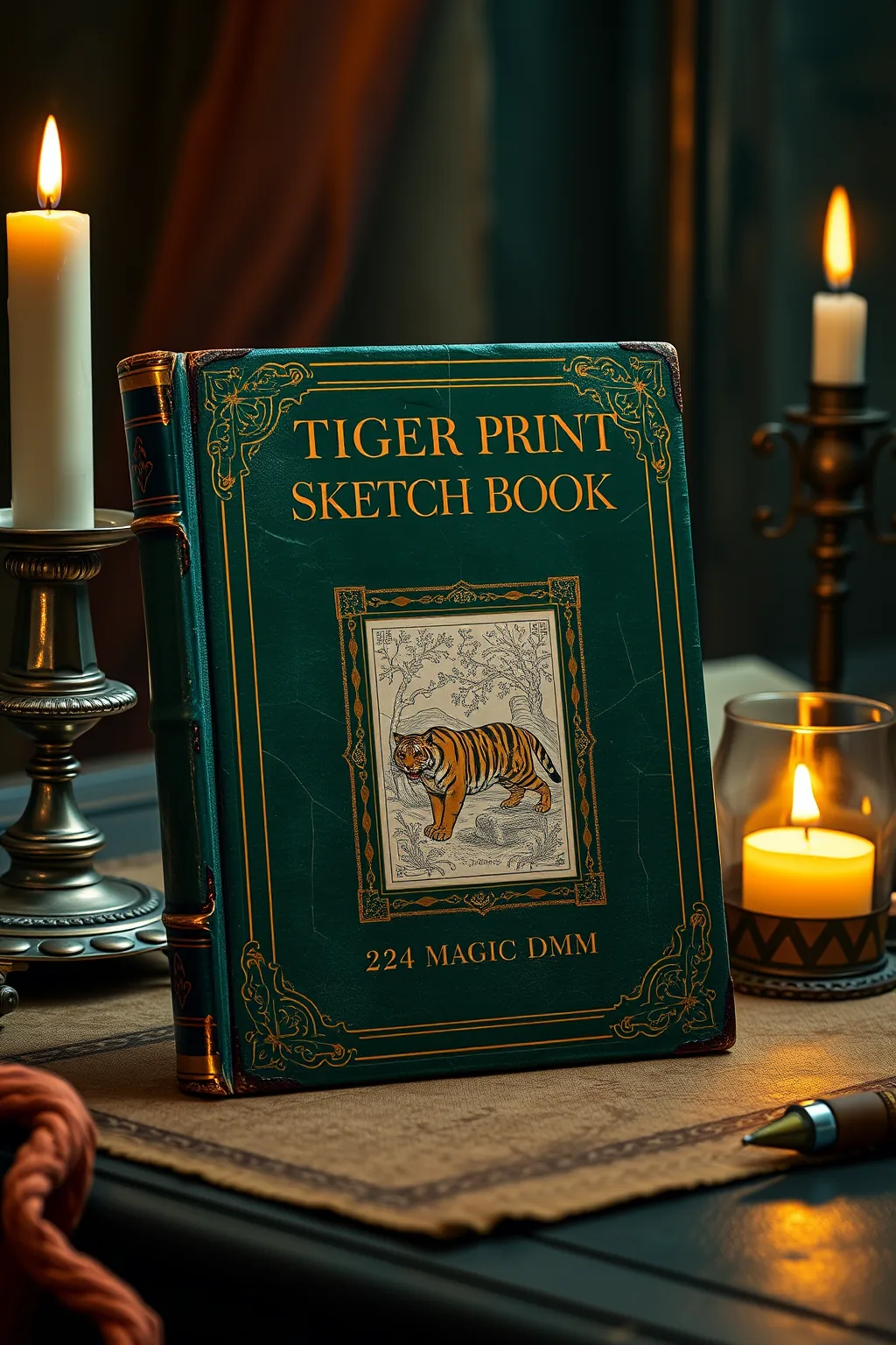 Tiger Print Sketch Book