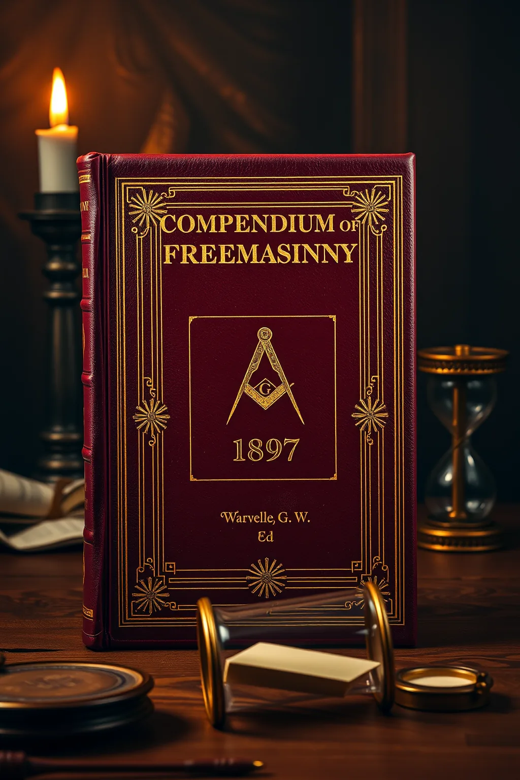 Warvelle G W Ed Compendium Of Freemasonry In Illinois Vol I 1897