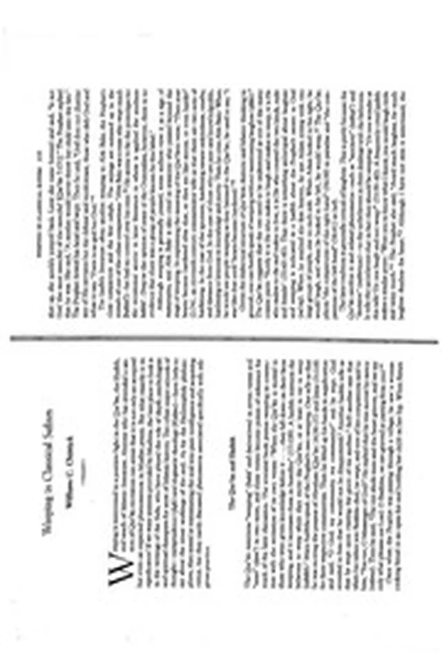 Weeping In Classical Sufism by William Chittick