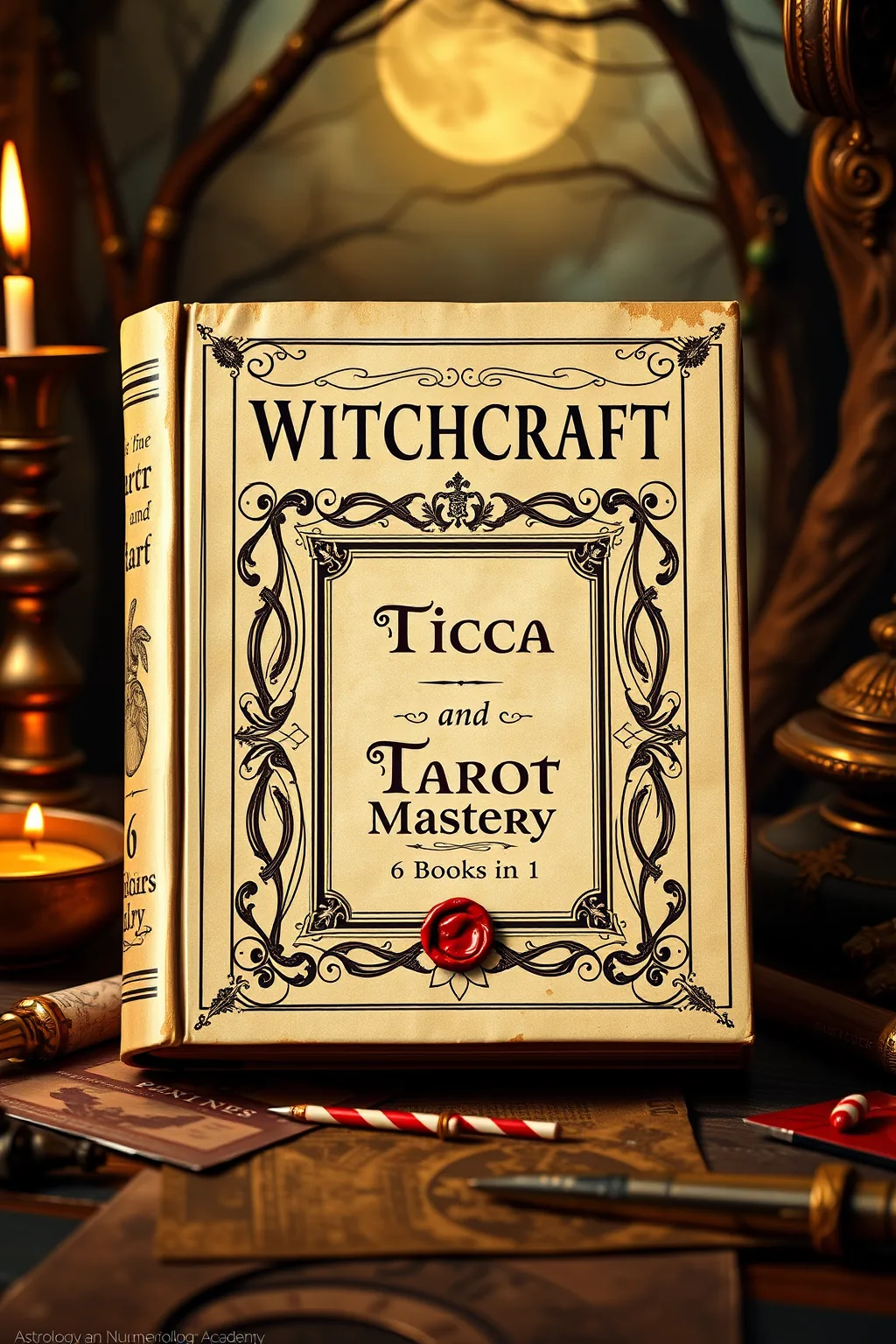 Wicca Witchcraft and Tarot Mastery : 6 Books in 1 — Divination & Tarot
