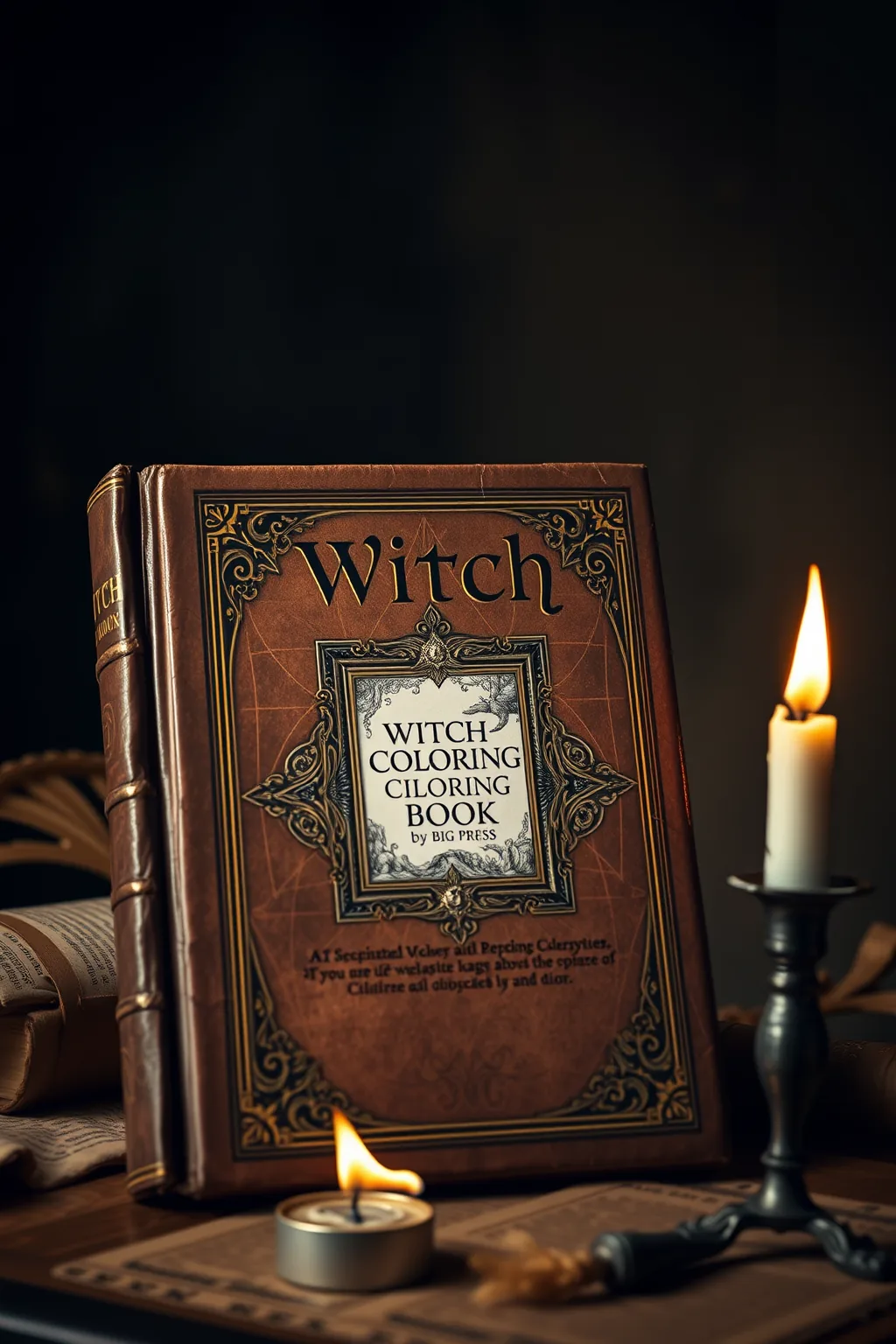 Witch Coloring Book — Magic & Ritual