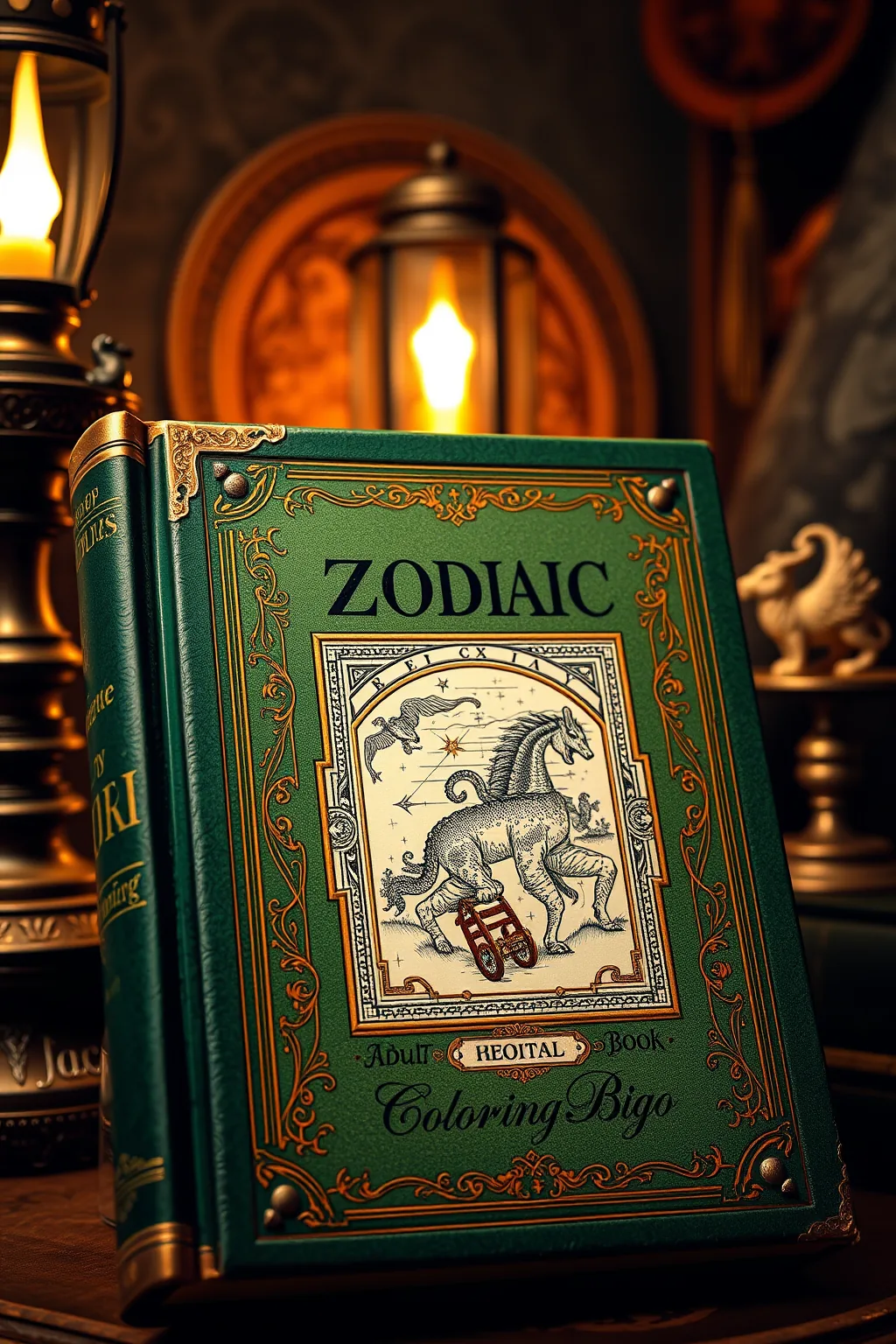 Zodiac Adult Coloring Book — Astrology & Cosmology