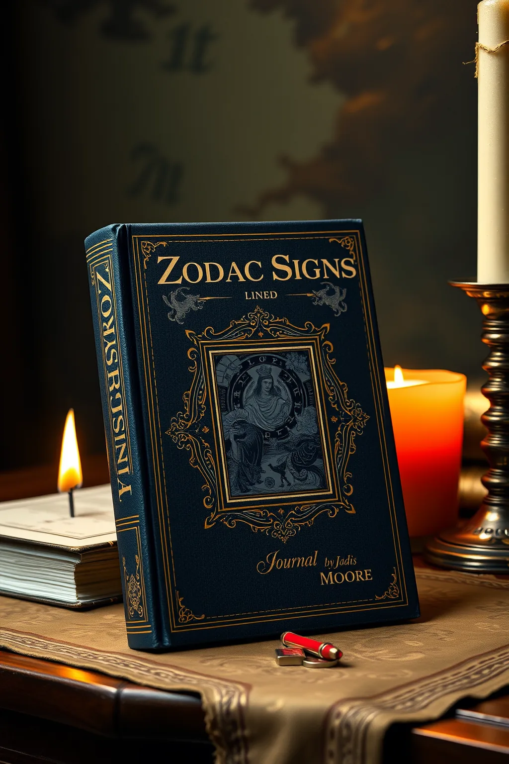 Zodiac Signs Lined Journal — Astrology & Cosmology