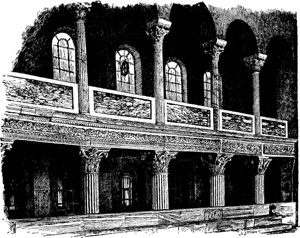 Nave of San Lorenzo fuori le Mura.