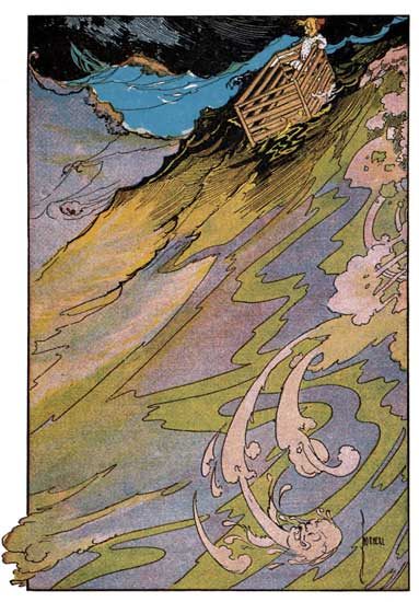 DOROTHY AFLOAT IN THE HEN-COOP