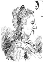 {Drawing of the dear old lady.}