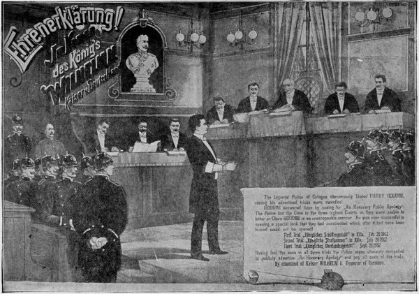 The Demonstration Before the German Judiciary.