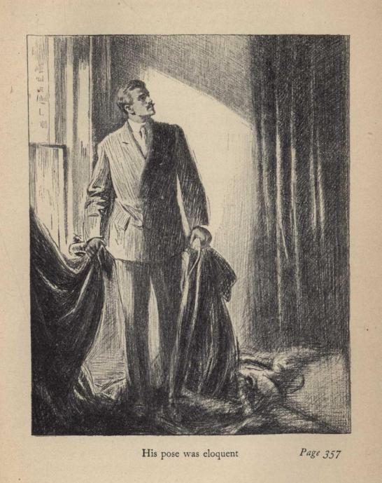 His pose was eloquent