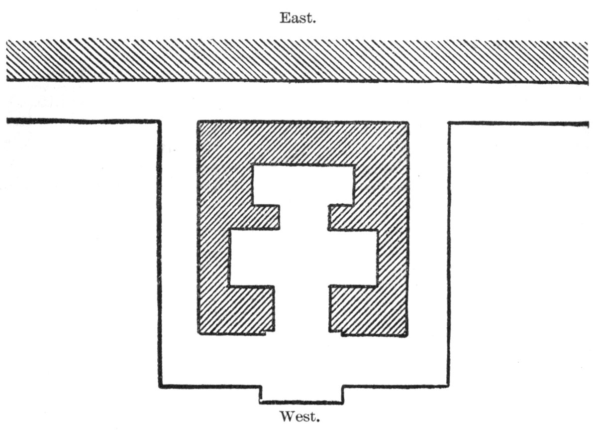 Ground Plan of Sanctuary at Uxmal