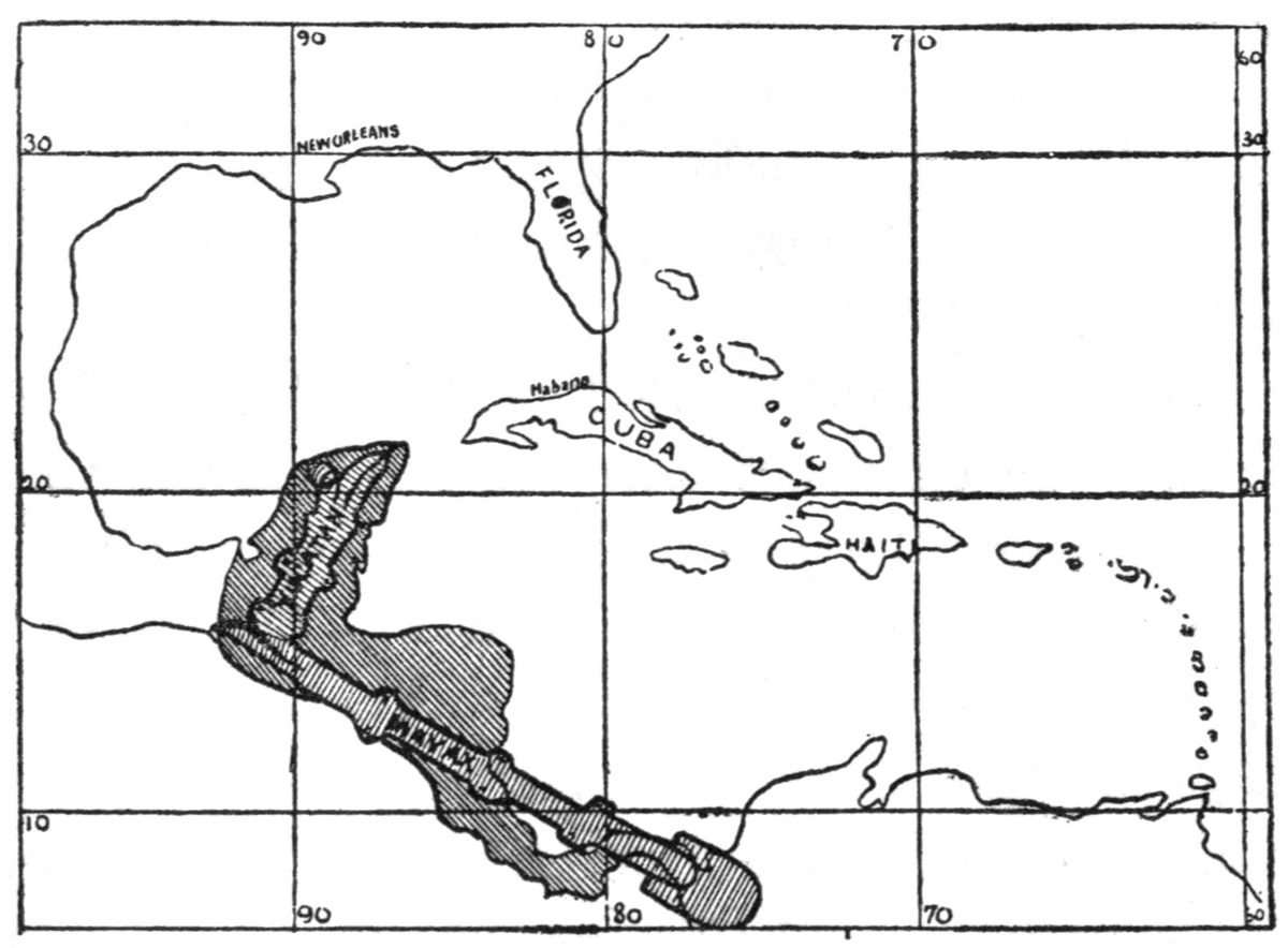 Map of the Maya Empire