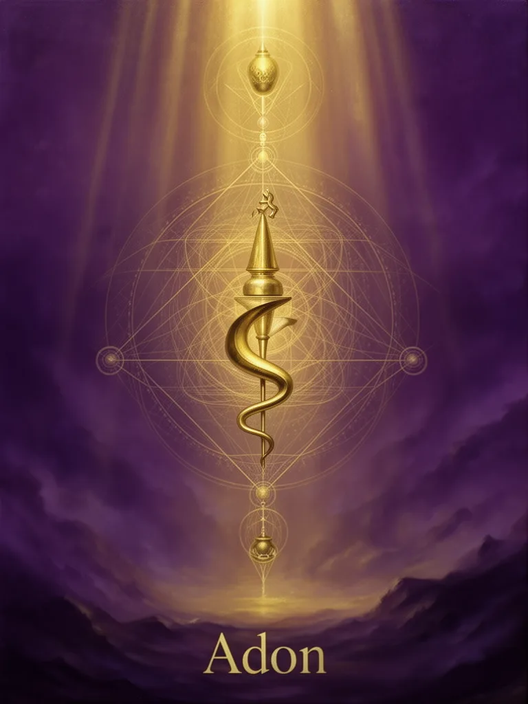 Adon esoteric meaning illustration