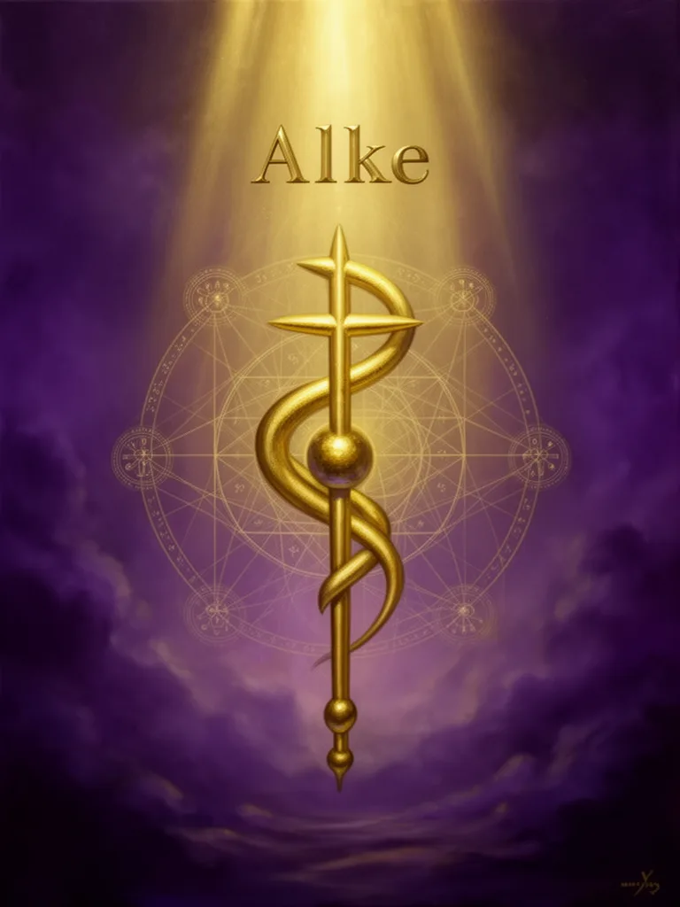 Alke esoteric meaning illustration