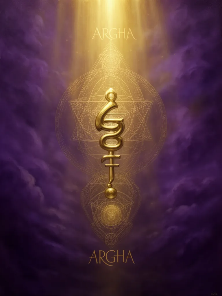 Argha esoteric meaning illustration