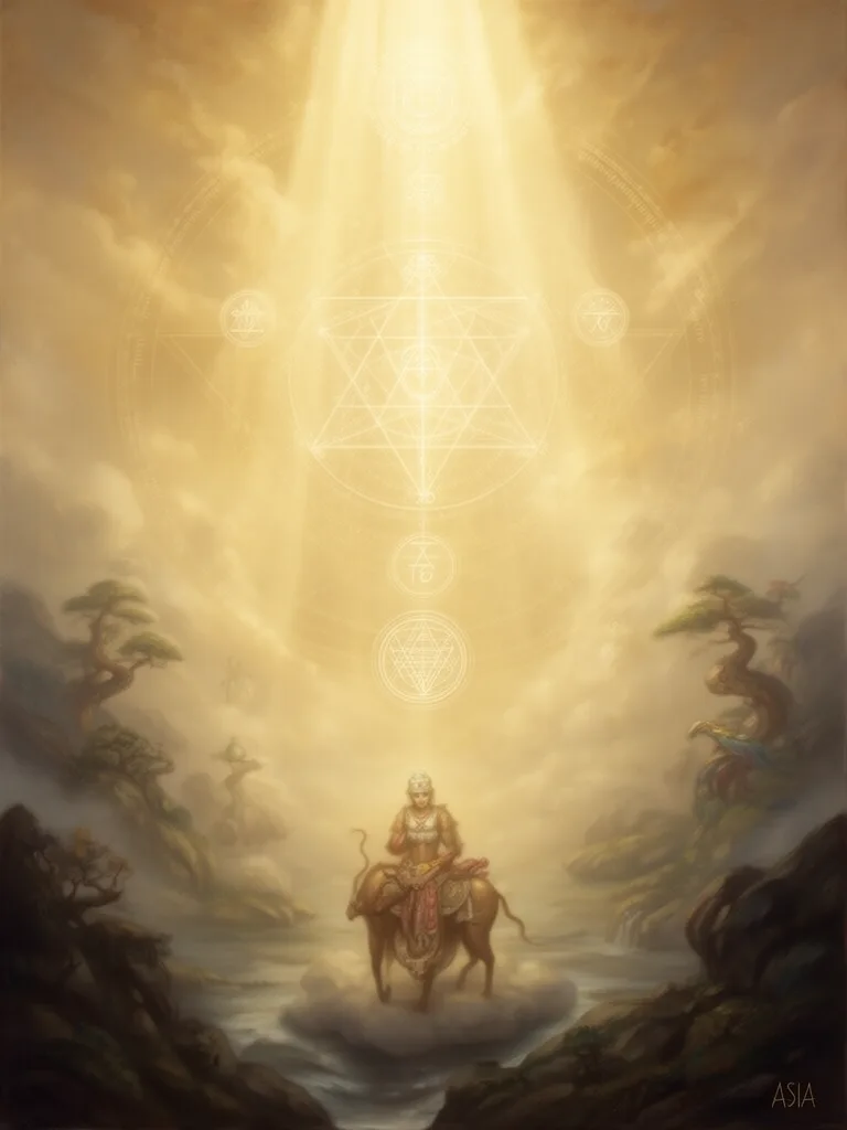 Asia esoteric meaning illustration