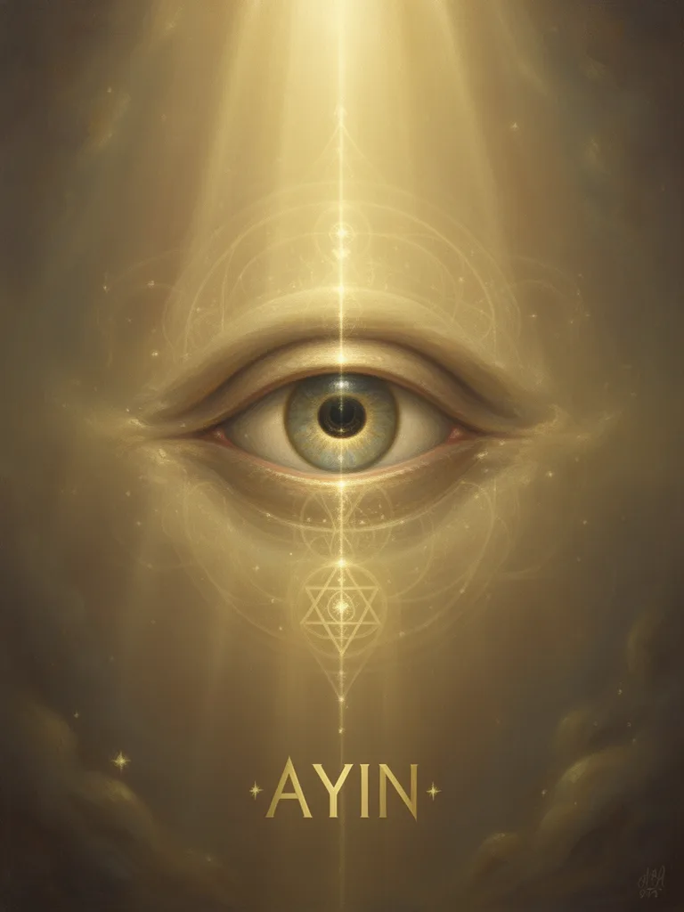 Ayin esoteric meaning illustration
