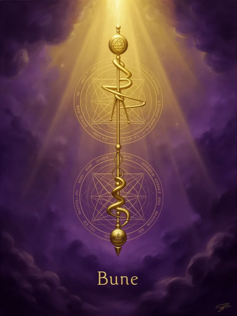 Bune esoteric meaning illustration